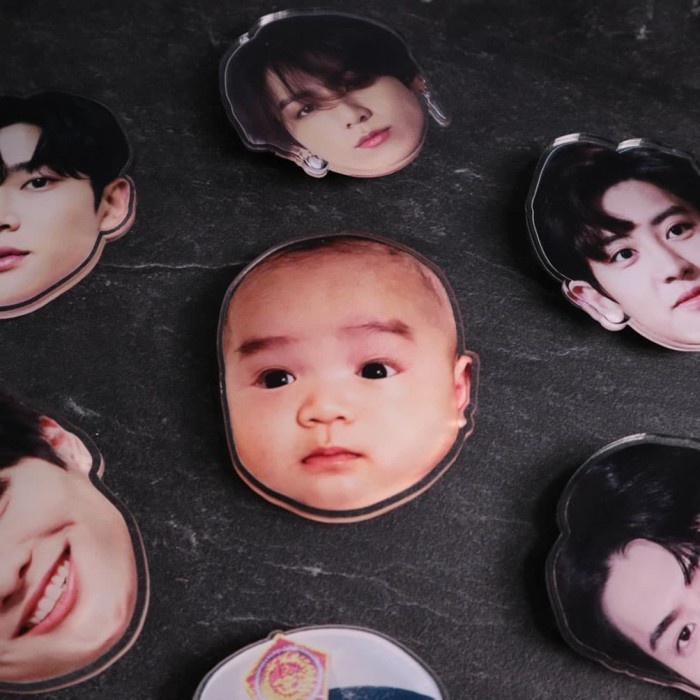 Custom 3D Pure Pop Acrylic Reusable Phone Grip Socket Griptok Stand HP