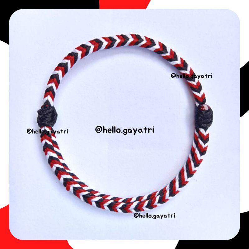 GELANG TRIDATU ASLI Khas BALI Tahan Air-F