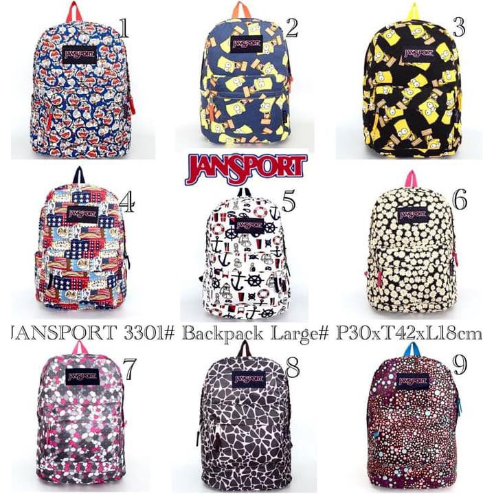 Tas Ransel Jansport Big 3301 Besar Large Backpack Xl Pria Wanita