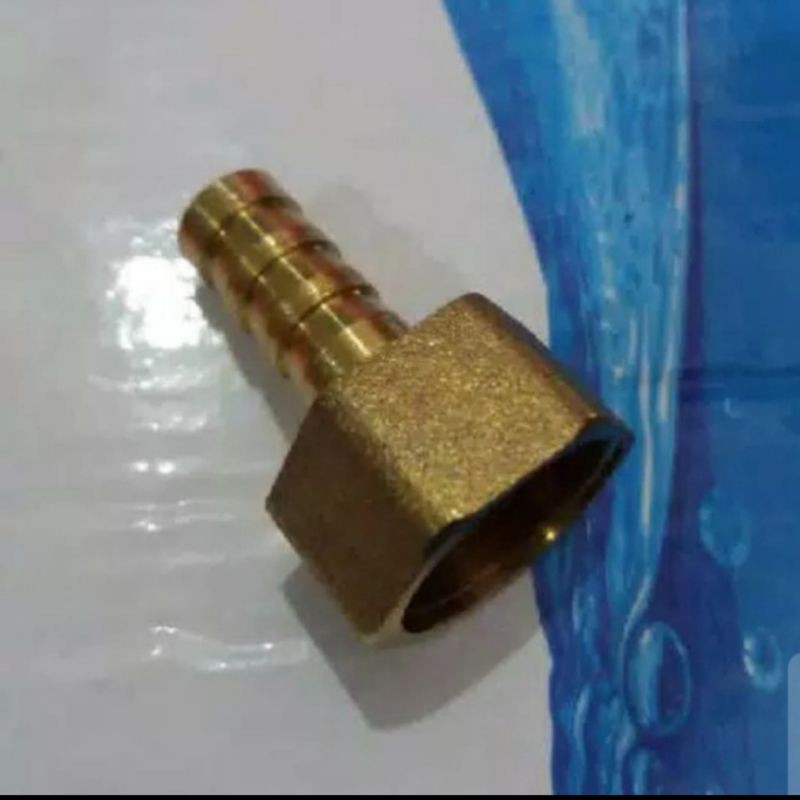 NOZEL selang gas kompor Nozel water heater Drat luar 1/2"