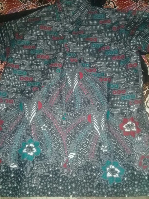 Diskon Bswart Batik Hrb026 Kenongo Hem Pendek Padi Pekalongan M L Xl Batik Pria Murah Modern Grosir