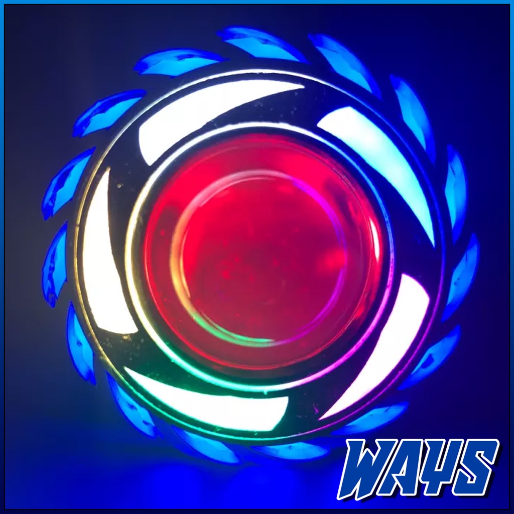 [L070] Lampu Depan Projie LED Rainbow Kipas Motor Mio Soul Beat Xeon Xride Scoopy Fino Vixion Ninja