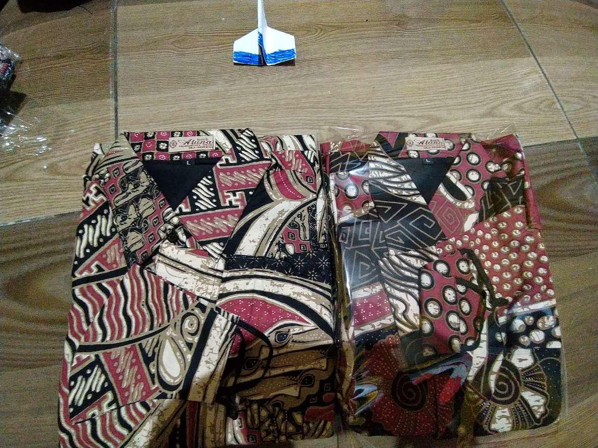 Kemeja Batik Pria Lengan Panjang Slimfiit Premium Baju Batik Pria Modern Solo Batik Aluna Gba 027