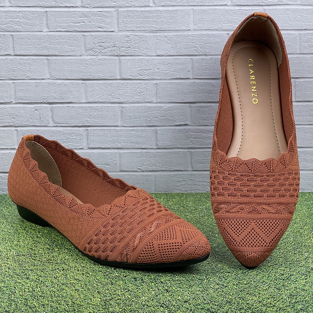 Sepatu Flat Wanita Rajut Import DB03 ~ CLARENZO