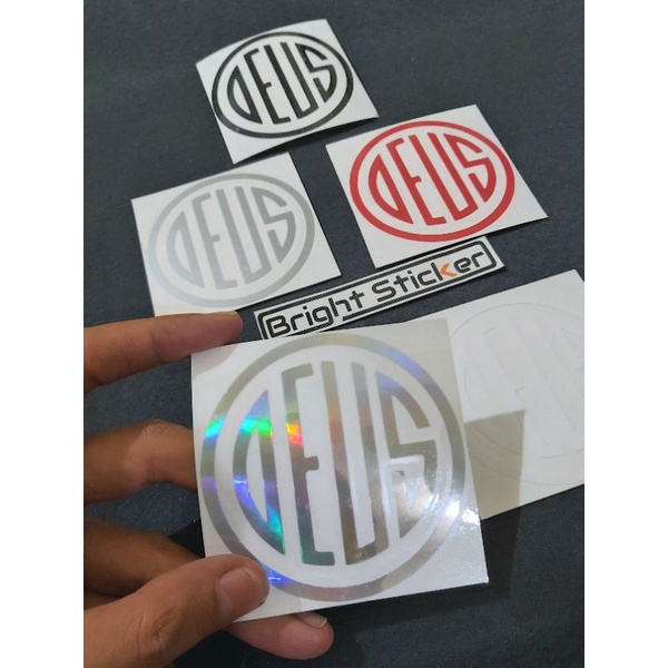 STICKER DEUS BULAT CUTTING