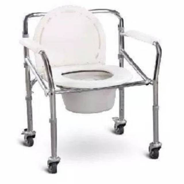 kursi toilet comode chair roda