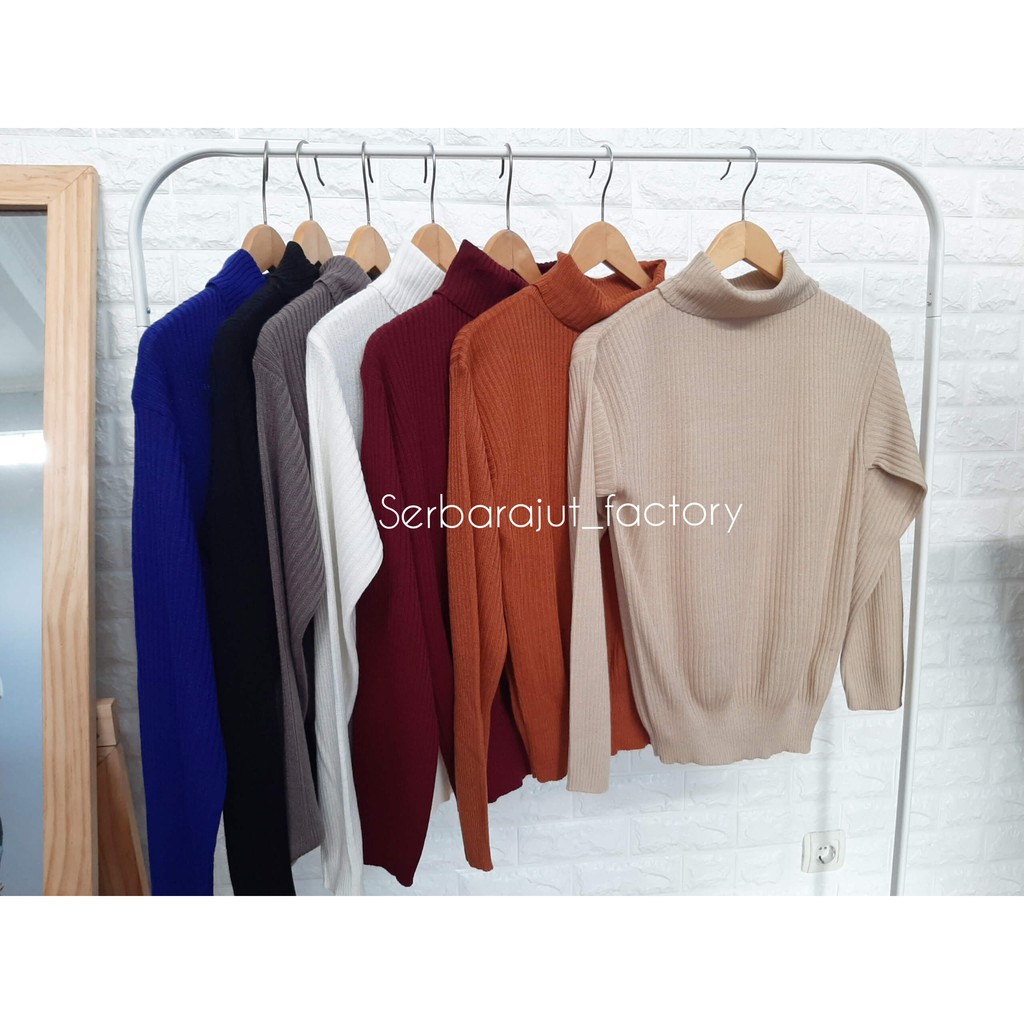 Sweater Turtleneck Premium/Turtleneck Polos/Sweater Rajut Turtleneck