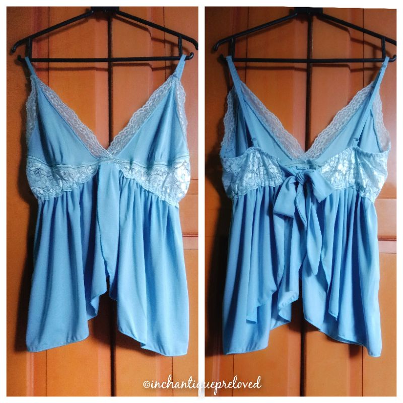PRELOVED LINGERIE TANKTOP SET HOTPAN HOMEDRESS PL BAJU RUMAH PAKAIAN DEPAN SUAMI