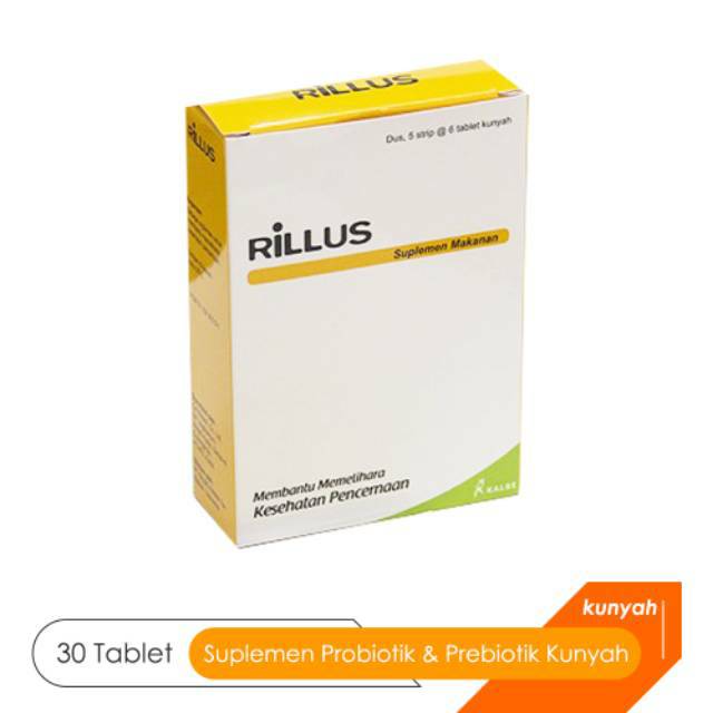 Rillus 1 box isi 30 tablet kunyah