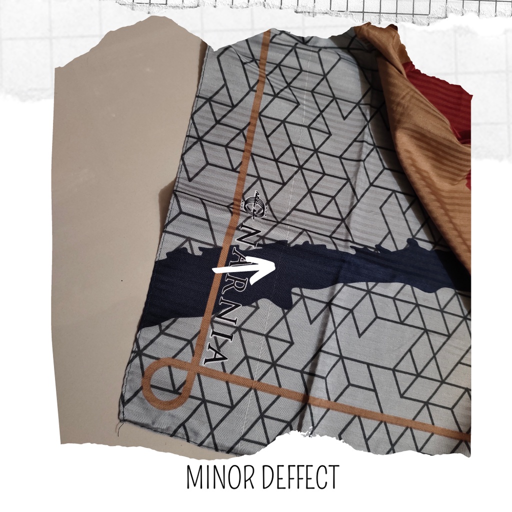 DEFFECT SALE KERUDUNG SYARI SEGIEMPAT MOTIF AUBREY / VOAL SYAR'I UMAMA