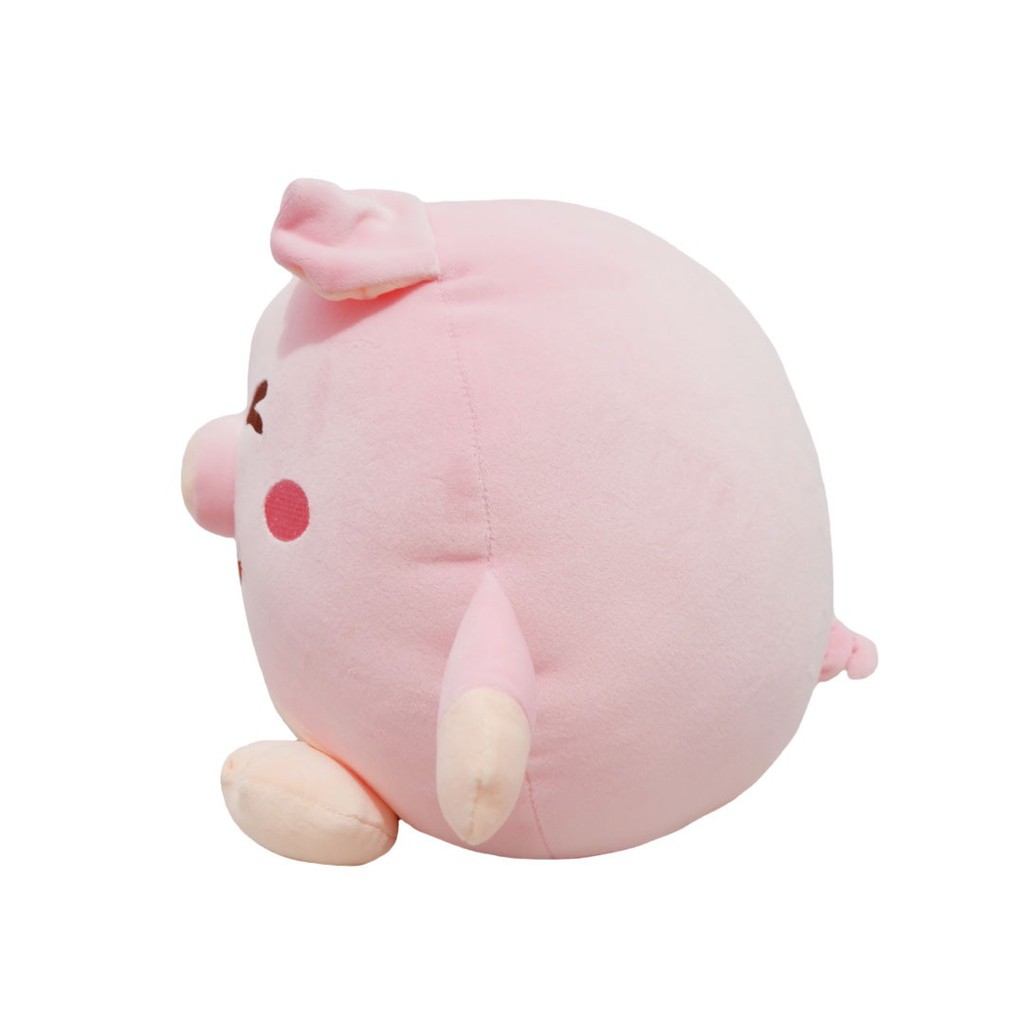 Boneka pig ball warna pink babi bola bulat yang memiliki ekspresi lucu sehingga cocok untuk kado ulang tahun anak-istana boneka