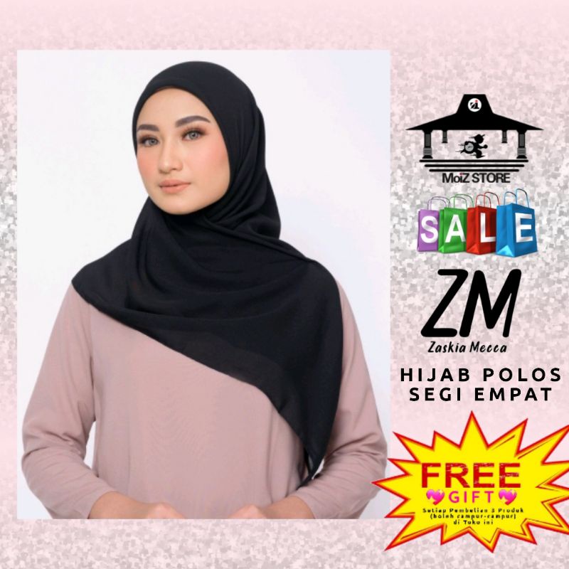 ZM Zaskia Mecca Sana Hijab Yara Hijab Sadi Hijab Kerudung Krudung Jilbab Scraf Segi Empat Segiempat 