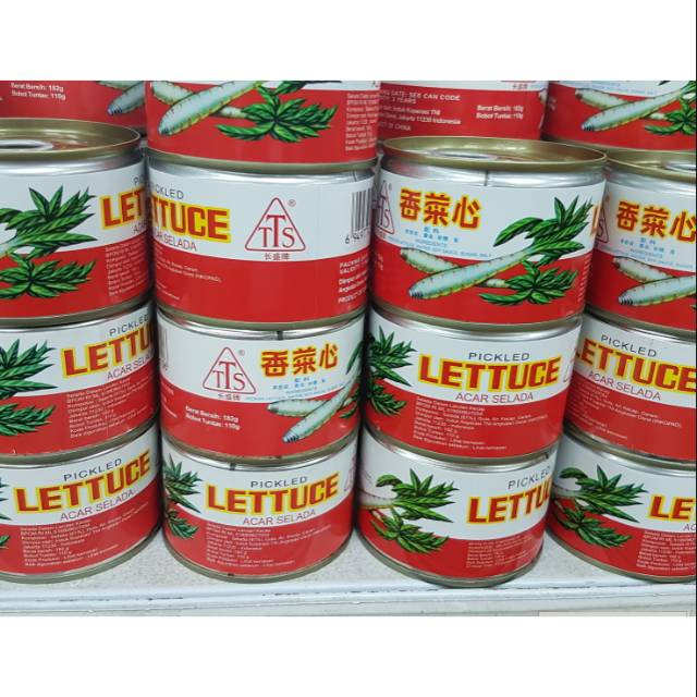 

Acar Selada dalam kaleng merk TTS dari China