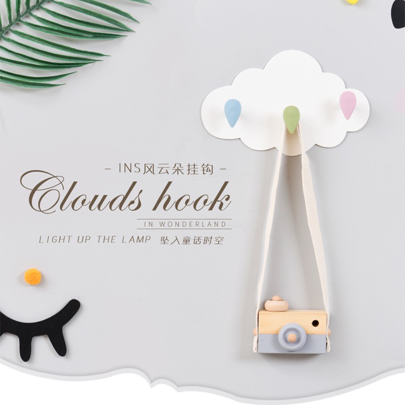 Gantungan Tembok Hanger Dinding Kait Awan 3 Hook