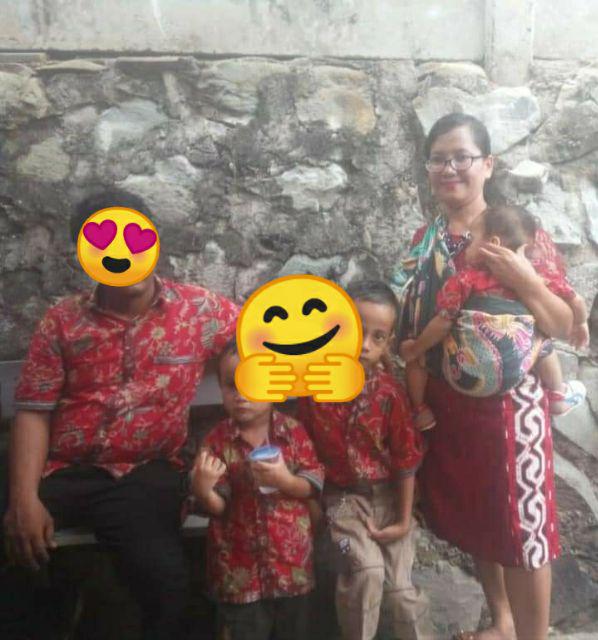 Qnunbatik Hem/kemeja Atasan Batik Anak Cowok Gentong Merah