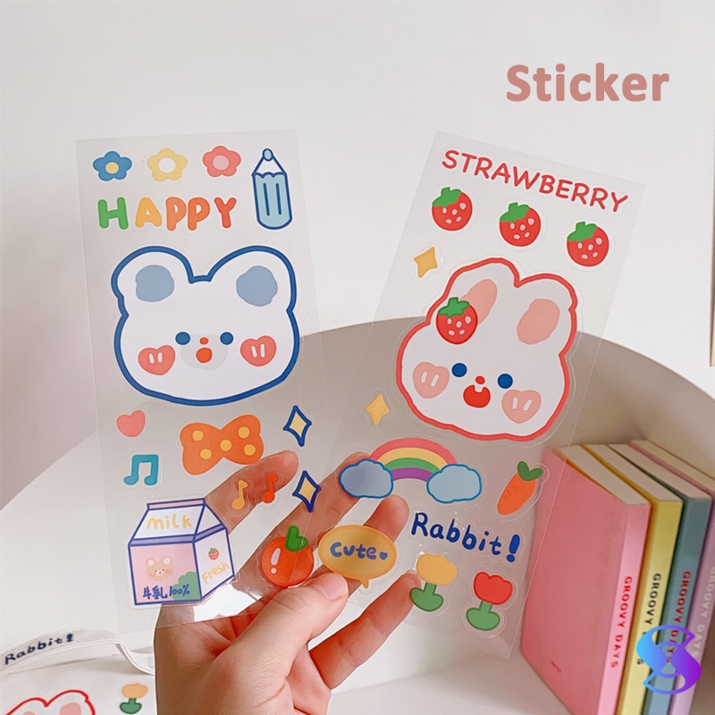 Cute Sticker/ Sticker Momo Aesthetic Stiker Buku Diary Tumbr Botol Lucu-Suning Mall