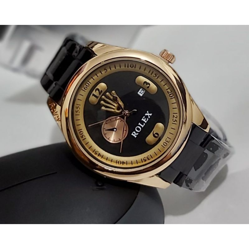 Jam Tangan Pria Rolex New Series Premium Tali Rantai Steel