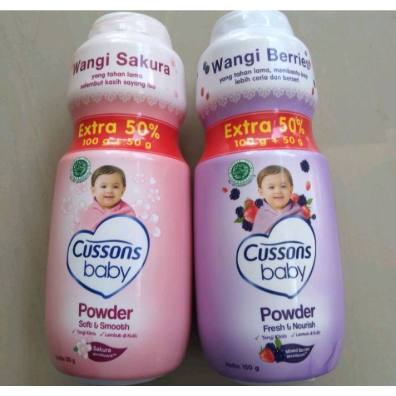 Bedak bayi cussons 150 gram