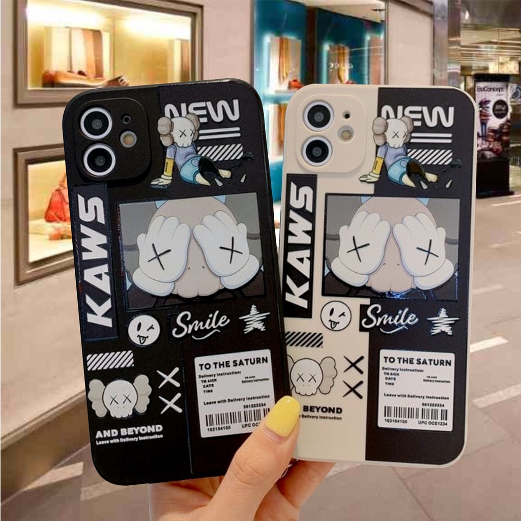 Case Kaws Realme C2 5 5i C12 C20 C21 C11 Pro Softcase Silikon