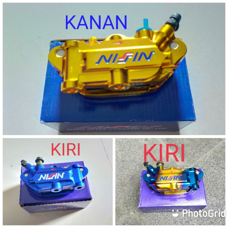 kaliper monoblok 4p nissin kanan kiri