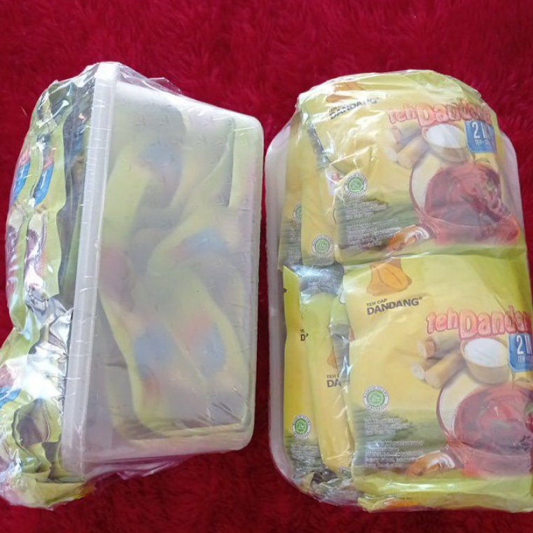 TEH CELUP DANDANG 2IN1 TEH CELUP PLUS GULA BONUS LUNCHBOX