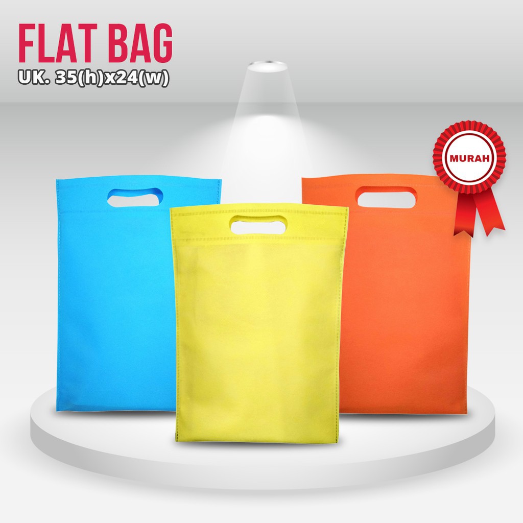 

[COD] TAS SOUVENIR SPUNBOND PLONG PRESS KAIN TEBAL UKURAN 35X24