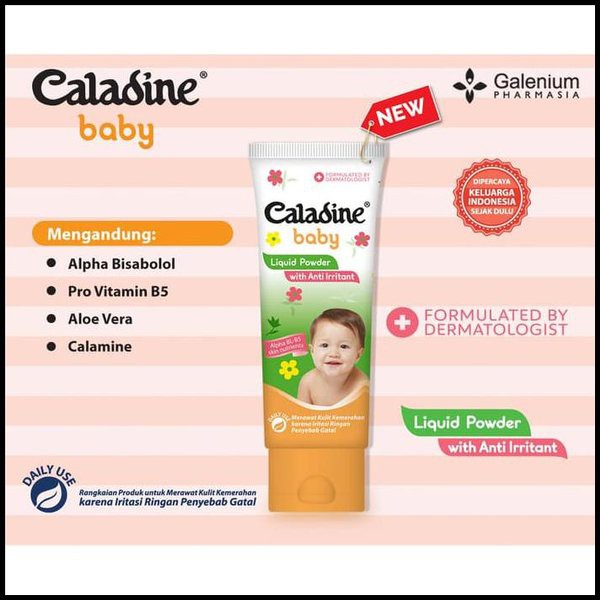 Caladine Baby Liquid Powder 100gr - Bedak Cair Bayi 100 gr