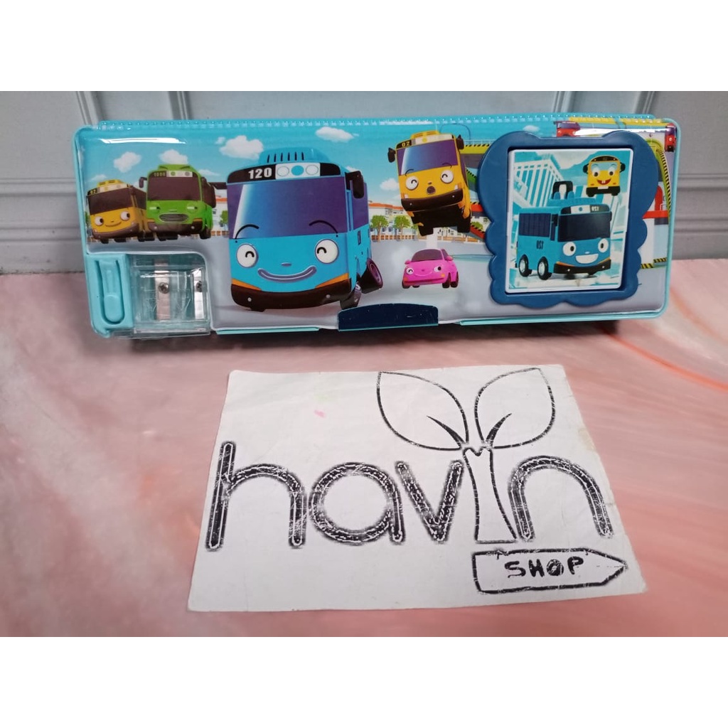 kotak pensil ada kalkulator/pencil case KALKULATOR/TEMPAT PENSIL MAGNET KALKULATOR-TAYO makal