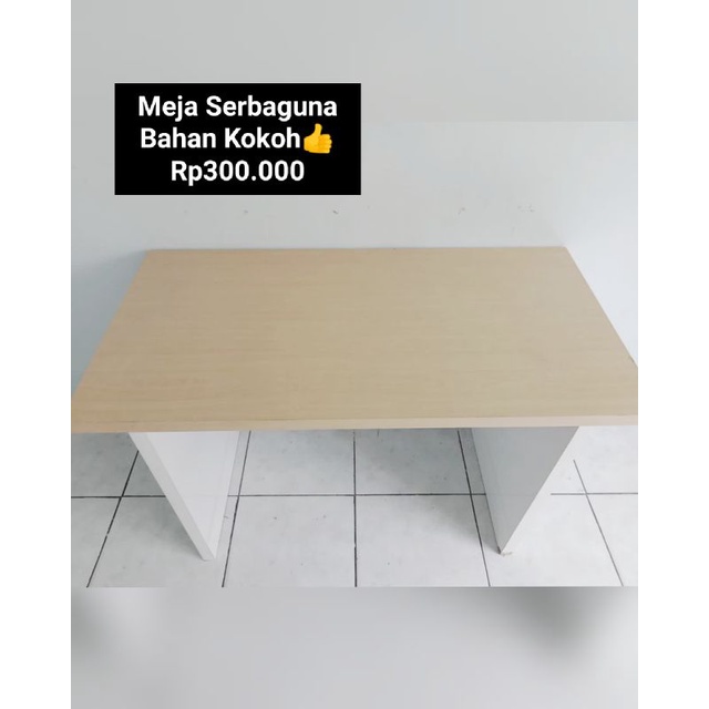 Meja kantor serbaguna / Meja tulis (bekas seperti baru)