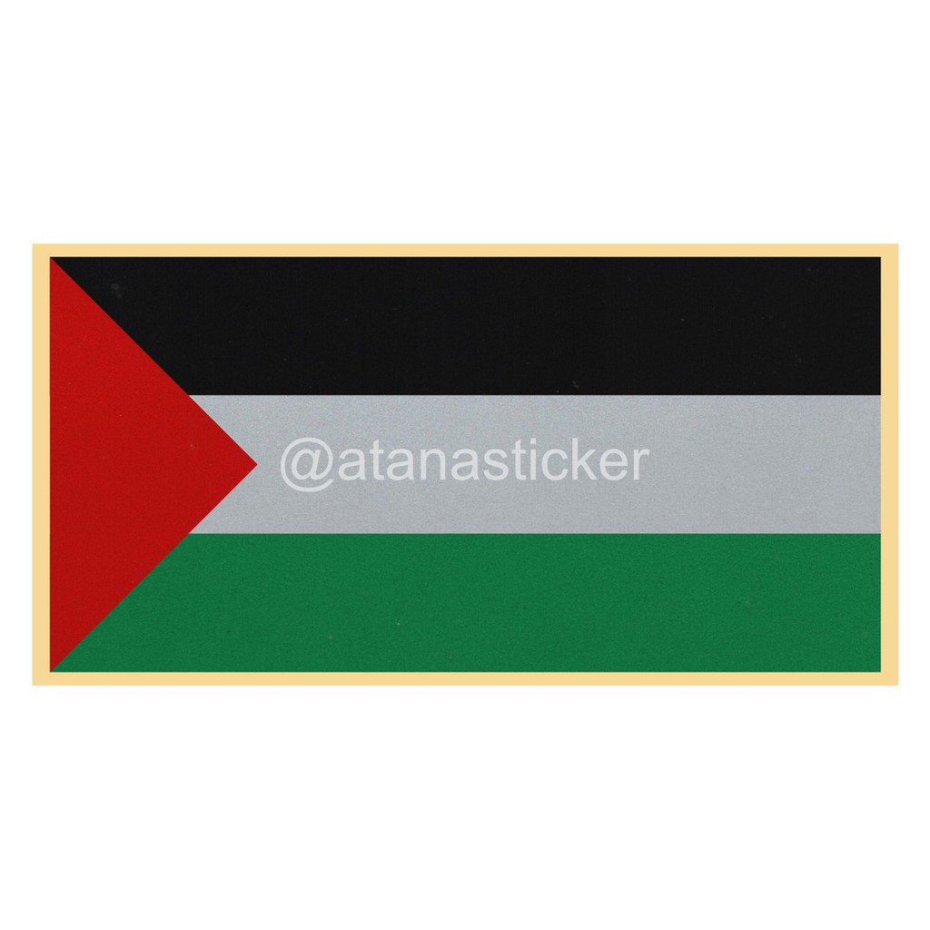 Stiker Cutting Reflektif Oracal Bendera Palestina Masjid Aqsha Hamas Fatah Palestine Arab Gaza Syam Brigade Al Qassam Mujahid Syahid Sticker Fosfor Skotlet Nyala Vinyl Orafol Pipi Hp Laptop Tablet Helm Body Motor Mobil