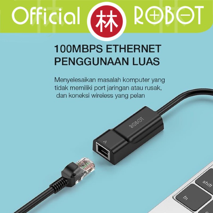 Robot EA10 USB Ethernet Adapter USB 2.0 To RJ45 LAN