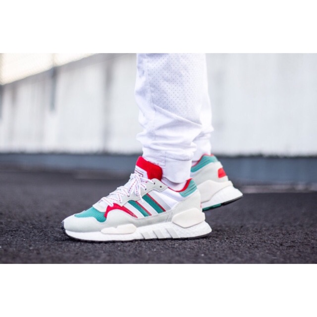 Sepatu Pria - Adidas ZX 930 x EQT Boost Future Hydro White Grey - PRM