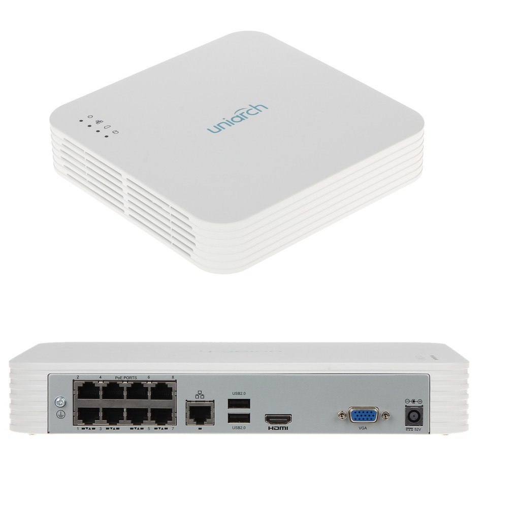 UNIARCH NVR 8ch + Poe Switch