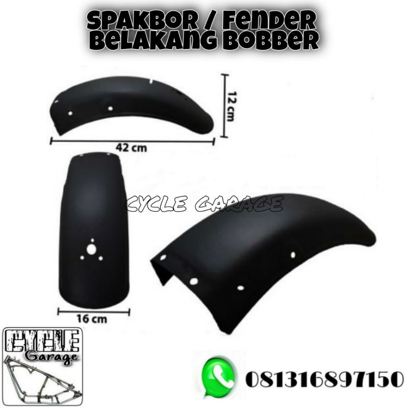 spakbor belakang custom bobber | fender belakang bobber