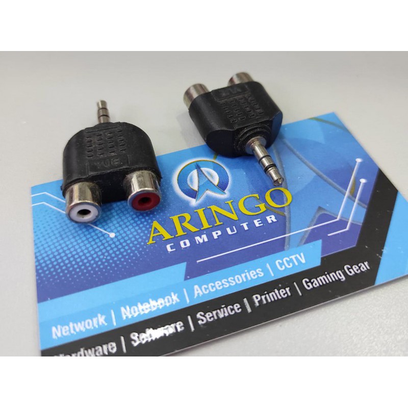 Cable General Converter Audio 3.5mm Male To 2 RCA Female