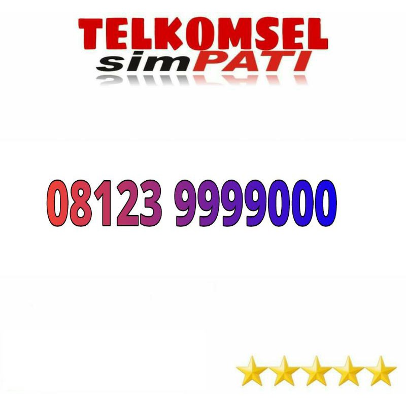 nomor cantik telkomsel simpati 9999000