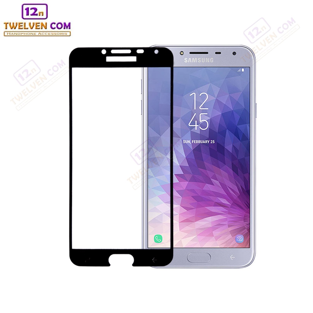 [FLASH SALE] zenBlade 5D Full Cover Tempered Glass Samsung J4 2018 - Black