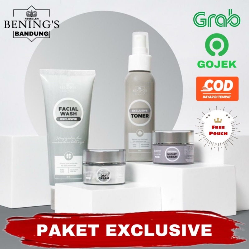 Paket Exclusive | Bening Skincare Dr Oky Pratama | Benings Clinic | Bening Skincare bandung