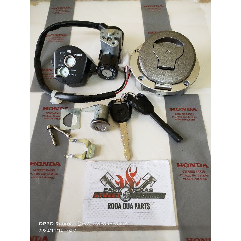 KUNCI KONTAK ASSY KEY SET NEW CB150R LED STREETFIRE ORIGINAL ori