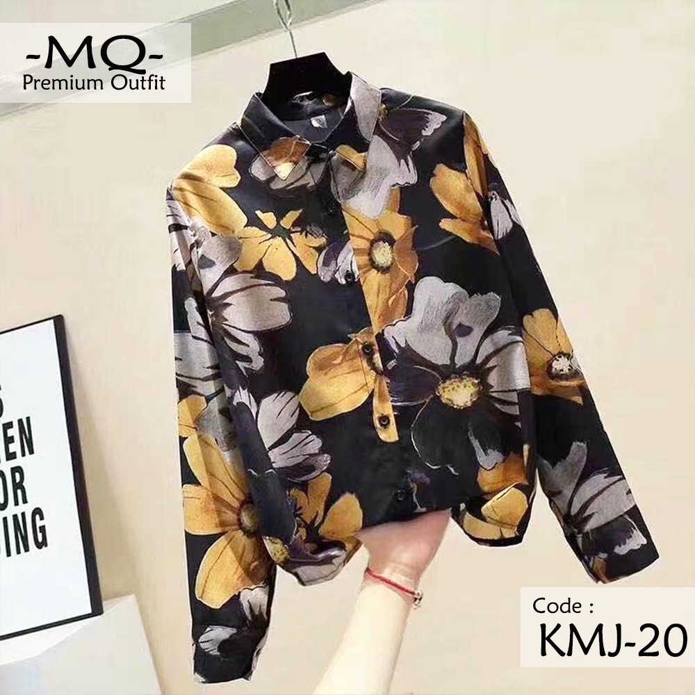 Kemeja Wanita Import Baju Atasan Cewek Kemeja Lengan Panjang Model Terbaru Korean Casual Style Shopee Indonesia