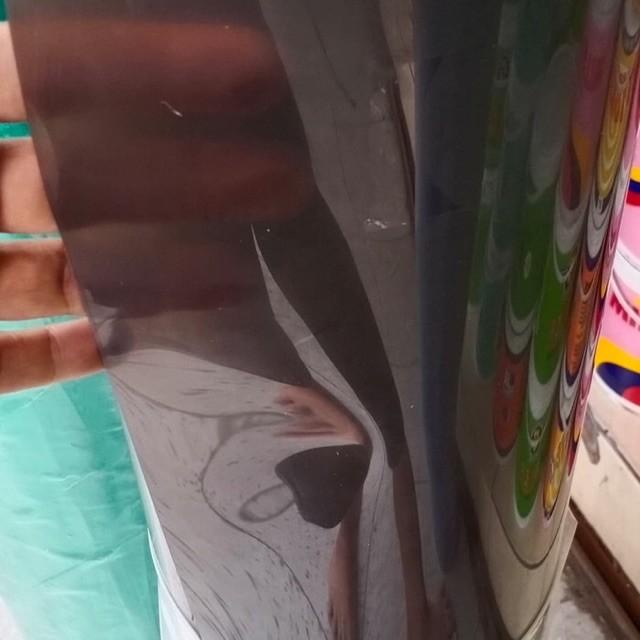 Fiber Plat Pagar Rumah Motif Polos Warna Putih Biru Hijau Hitam 1.2Mm 018