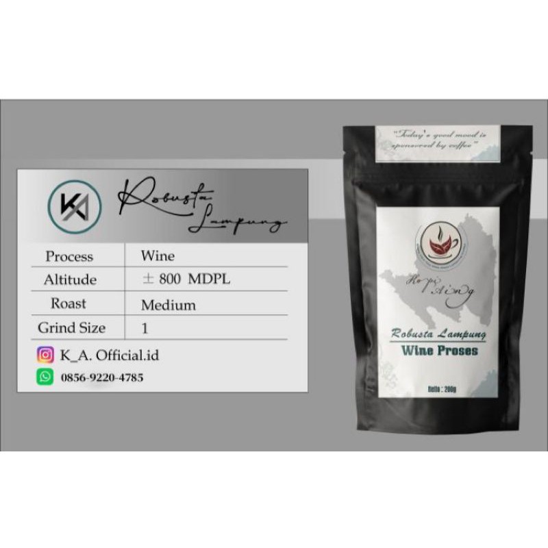 

kopi wine (khass lampung)