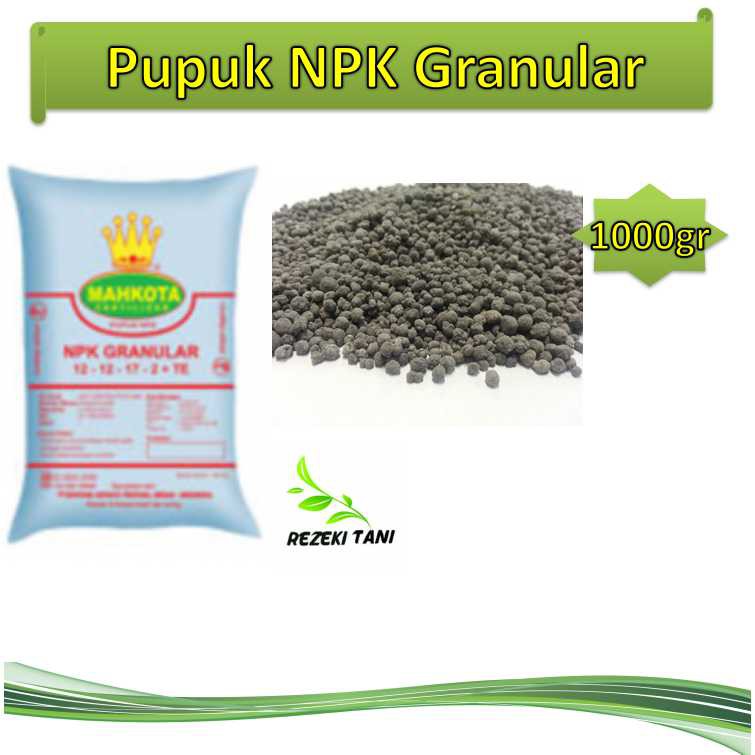  pupuk NPK mahkota NPK 12 12 17 2 TE repack 1kg Shopee 