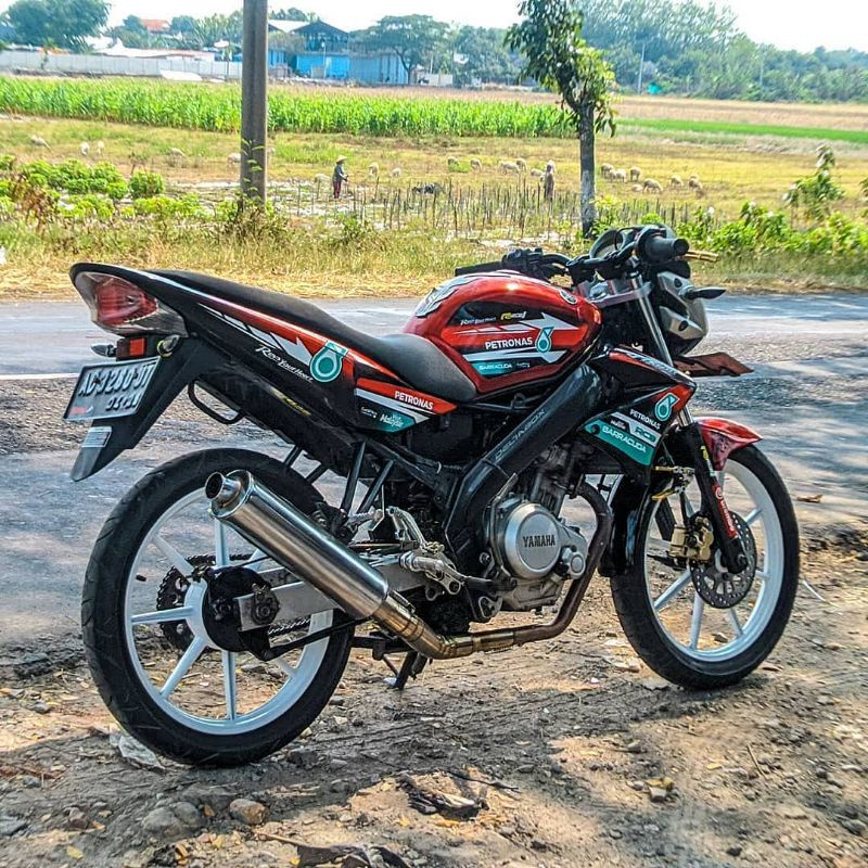 Striping stiker vixion lama stickr vixion old 2008-2012 sticker Petronas lis body vixion decal custo