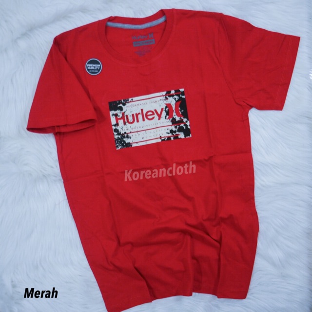 KAOS DISTRO BANDUNG HURLEY H PRIA REMAJA DEWASA