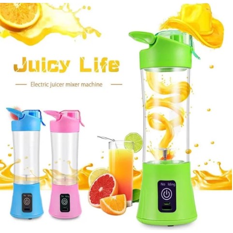 Blender portable mini USB rechargeable alat pembuat jus juicer shake n take juser buah elektrik rechargeable