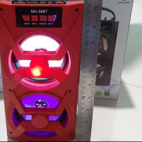 ❃ Speaker Bluetooth MH-36BT free mic MH 36BT - Hitam ℗