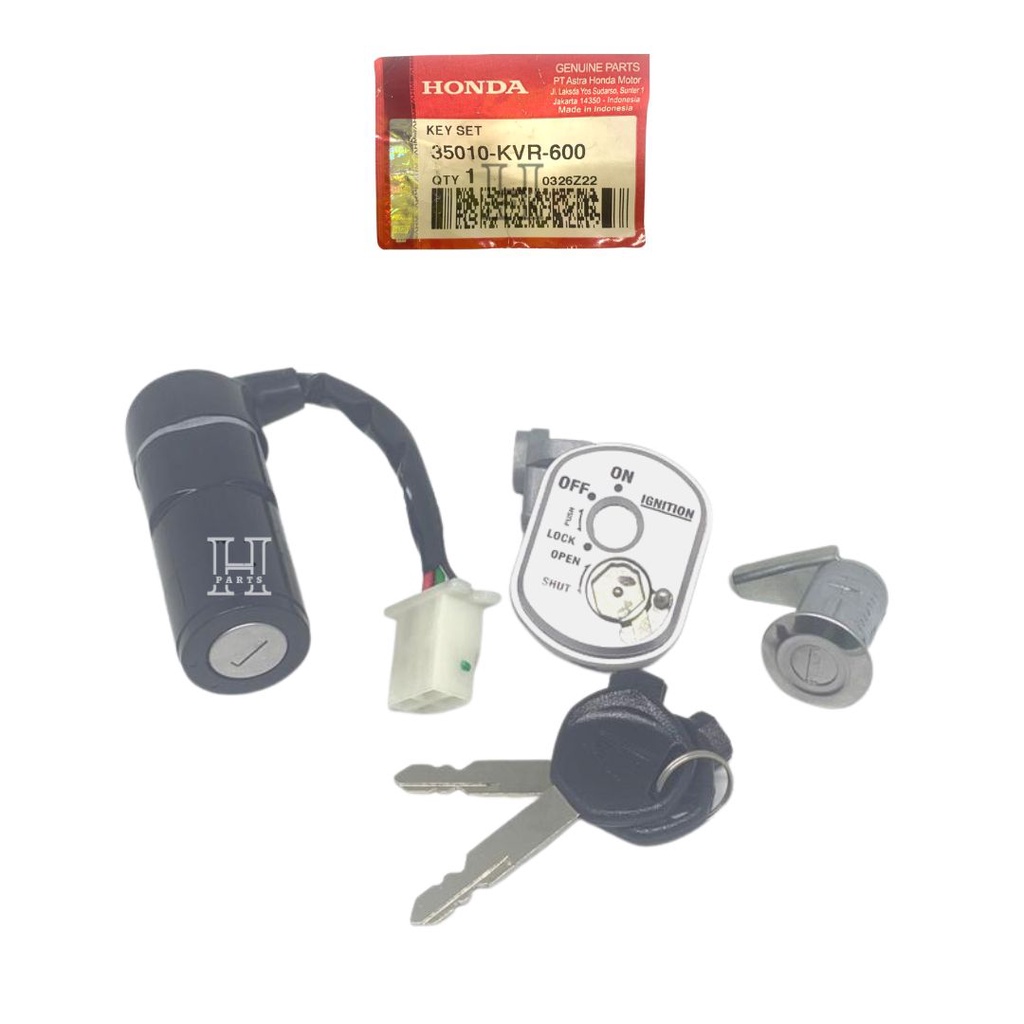 KUNCI KONTAK KEY SET REVO 100 CARBURATOR ORIGINAL AHM