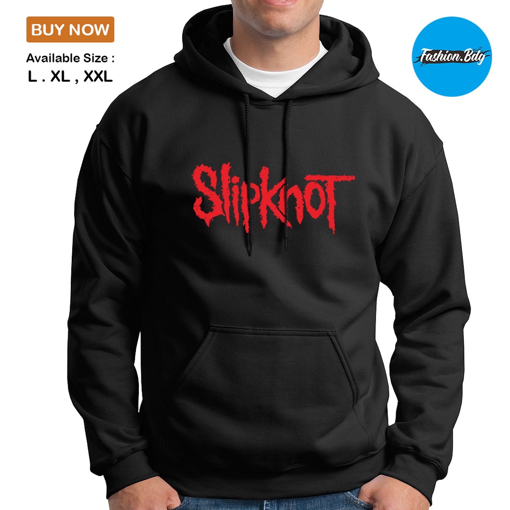 Sweater Hoodie Pria SlipKnot Bahan Fleece UK L-XL