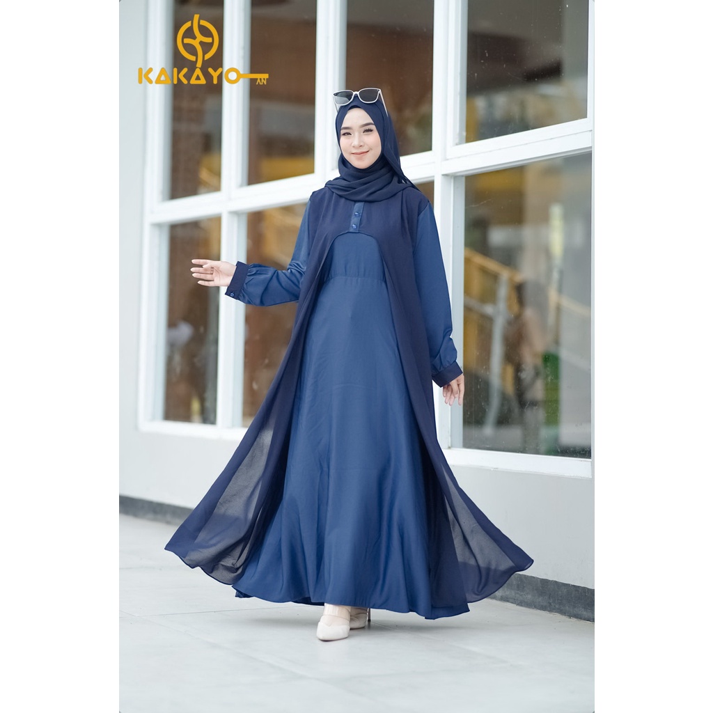 Gamis dewasa/Baju gamis/Gamis muslimah/Gamis Lebaran/Gamis dari Kakayo